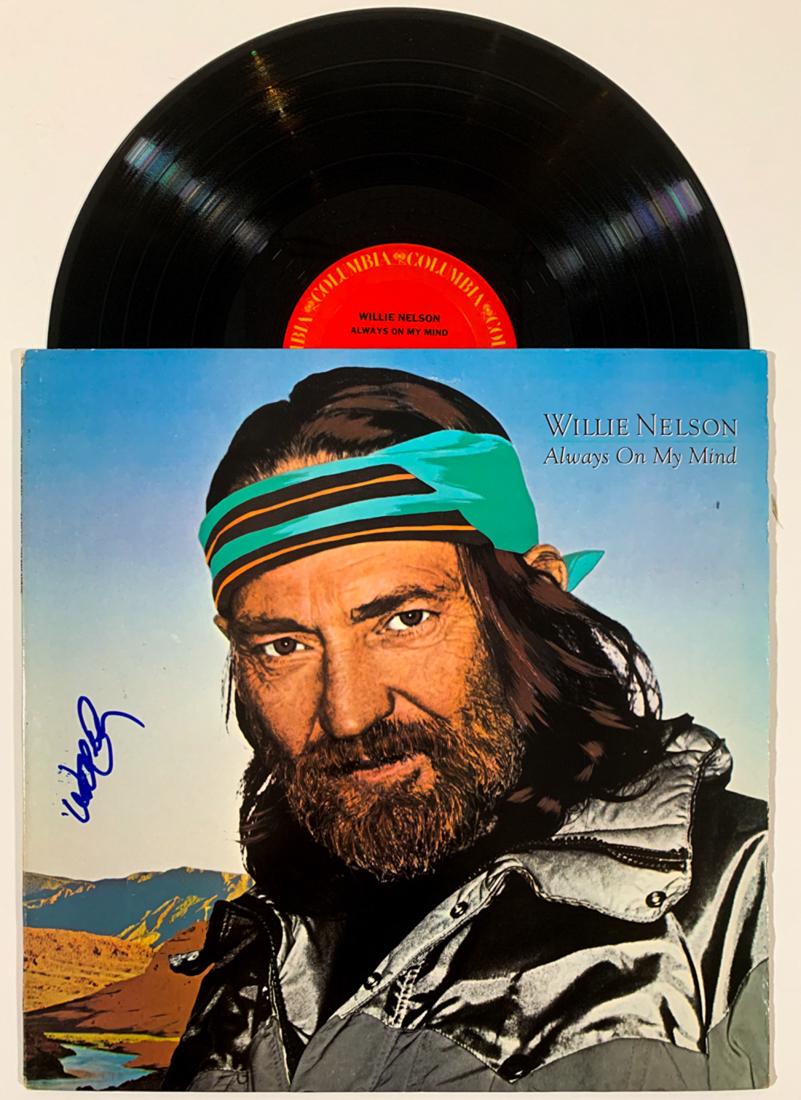 WILLIE NELSON "Always On My Mind" Signed Album (1 of 3)