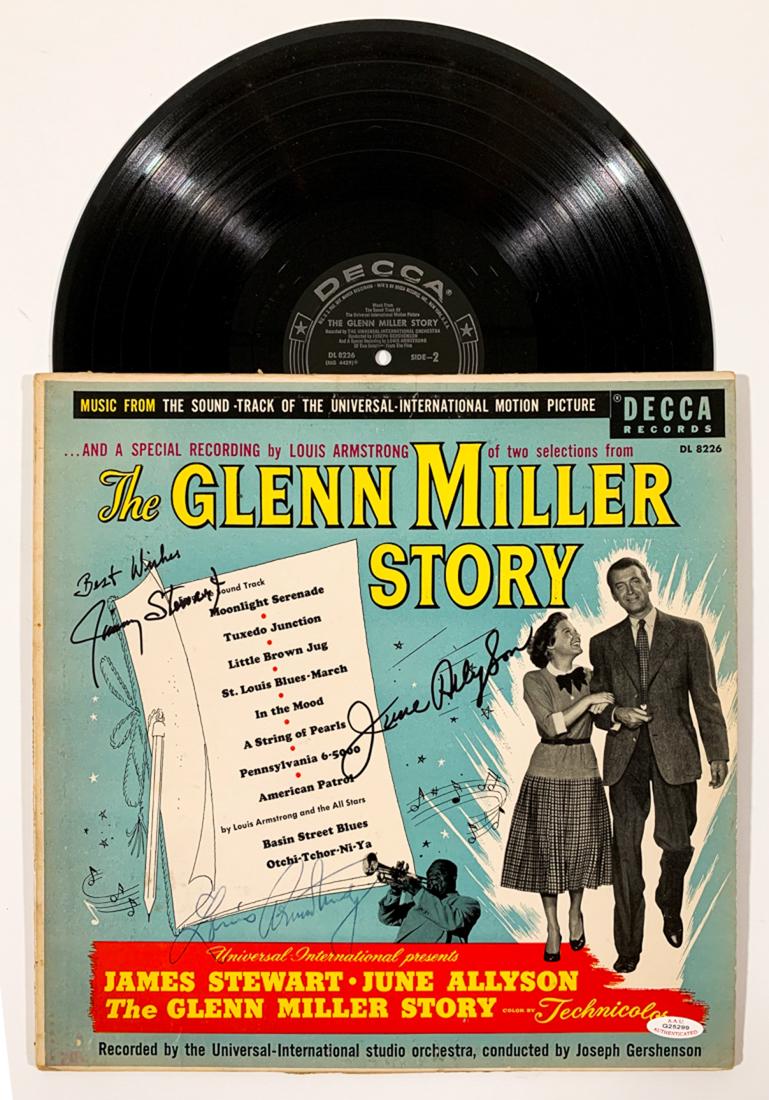 "THE GLENN MILLER STORY" Signed Album (1 of 7)