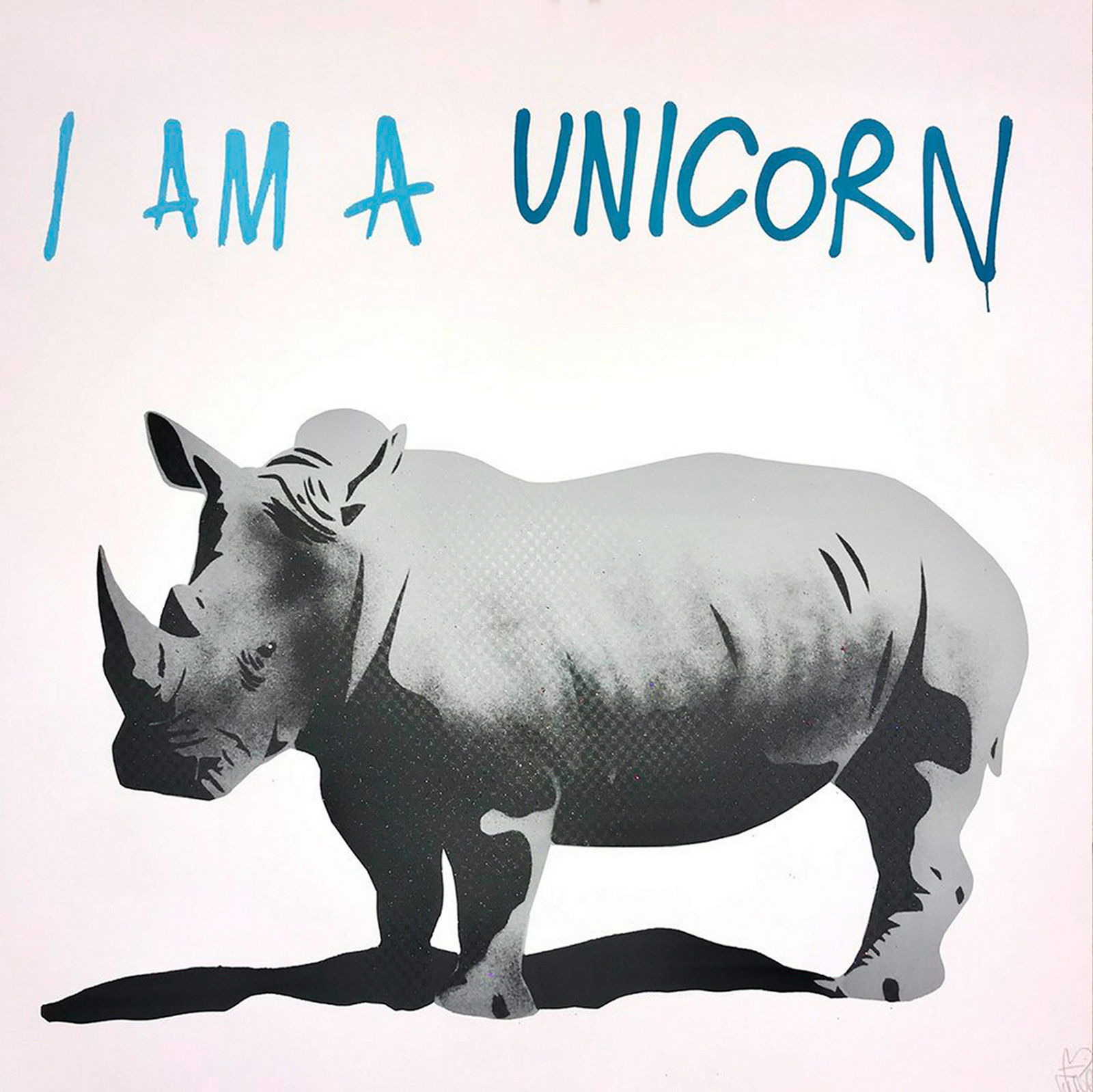 PURE EVIL 'I Am a Unicorn' Screen Print (1 of 2)