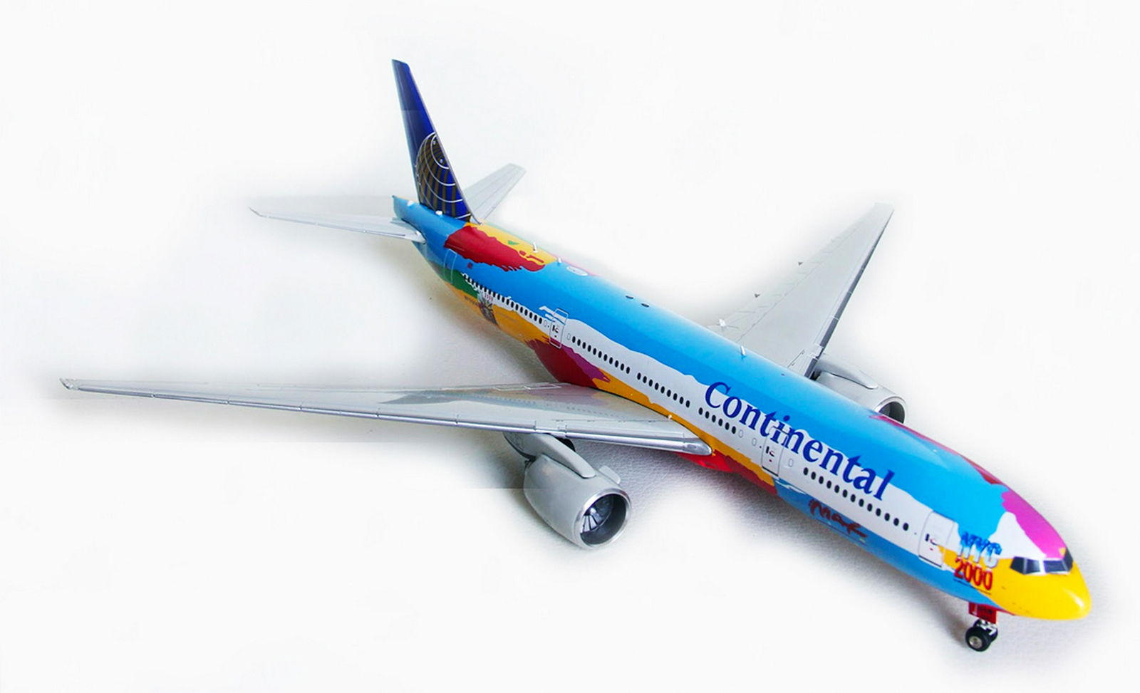 PETER MAX x Continental 'NYC 2000' Scale Model Airplane (1 of 8)