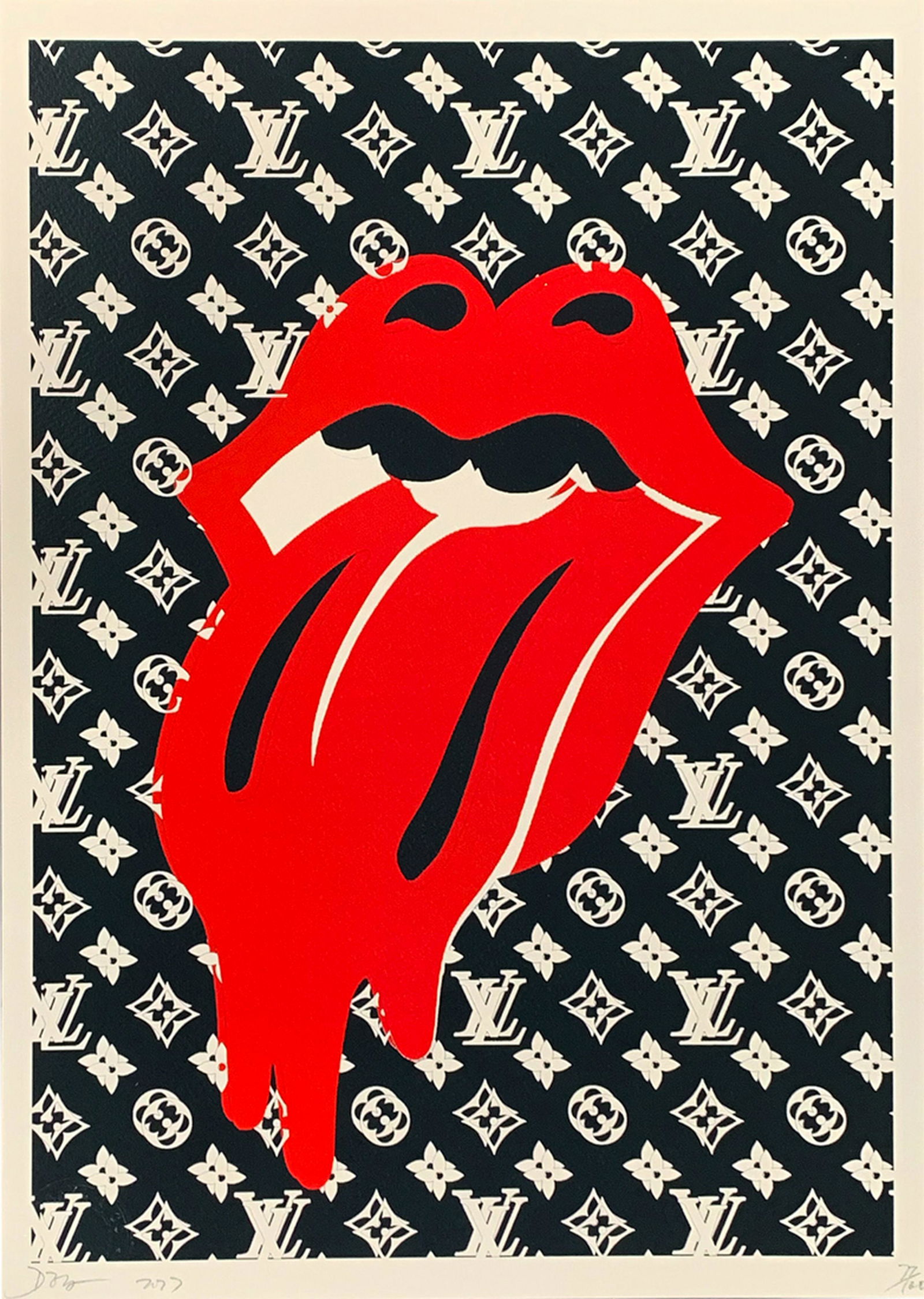 DEATH NYC 'Stones Tongue LV' LE Signed Lithograph (1 of 4)