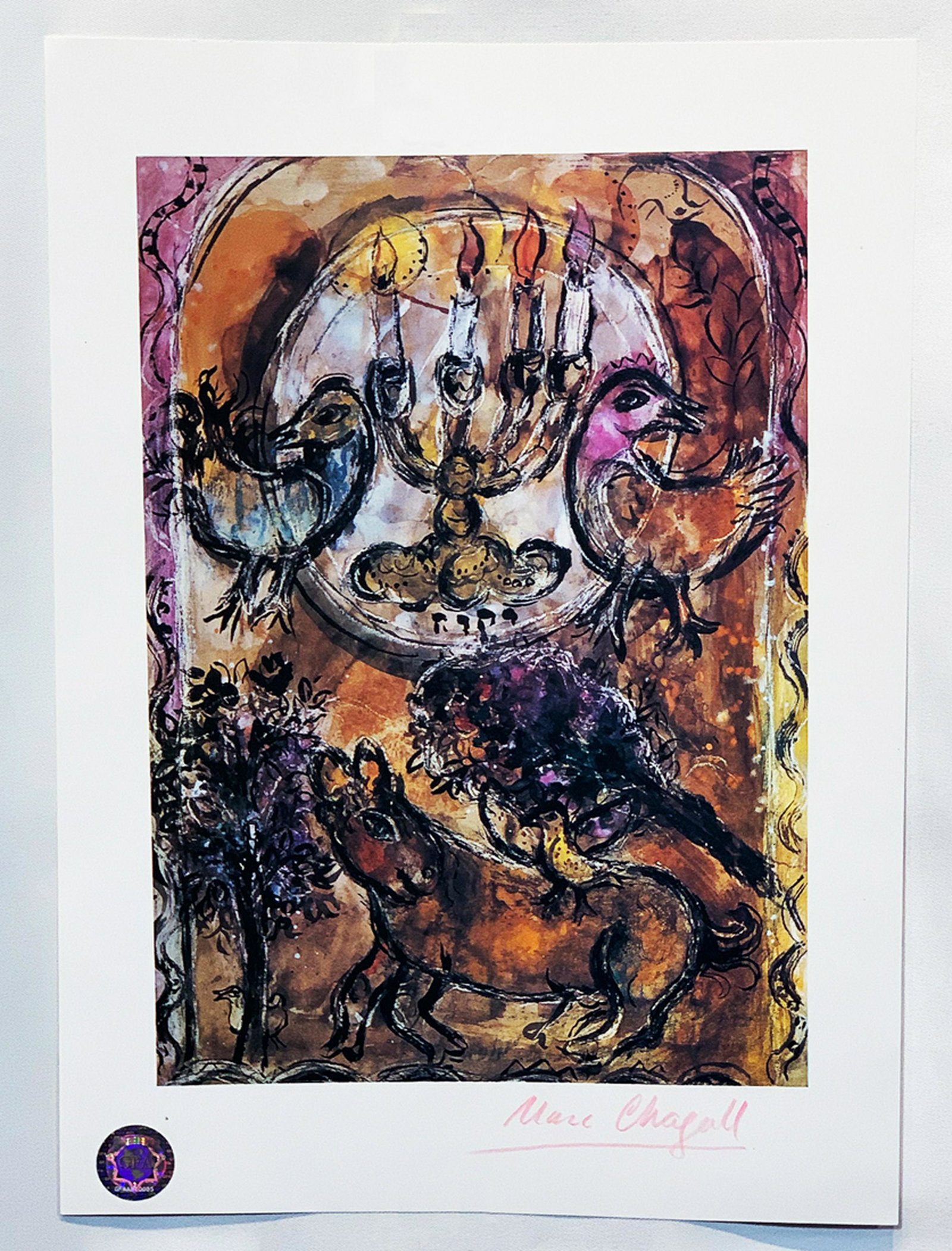 MARC CHAGALL Vitraux Pour Jerusalem Hand-Signed (1 of 9)