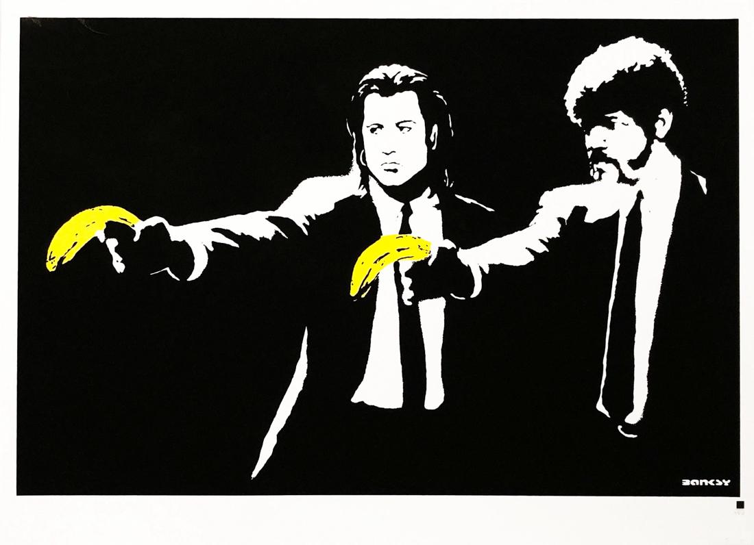 BANKSY (after) 'Pulp Fiction' Screen Print (1 of 5)