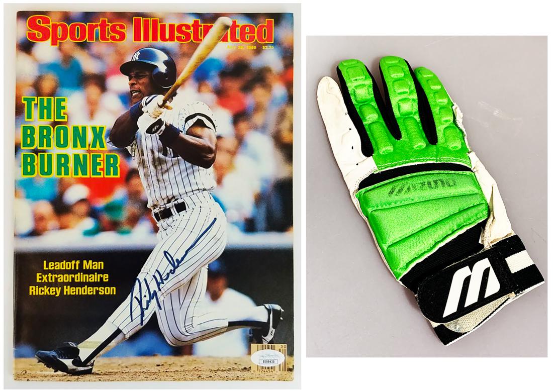 Rickey henderson batting gloves sale