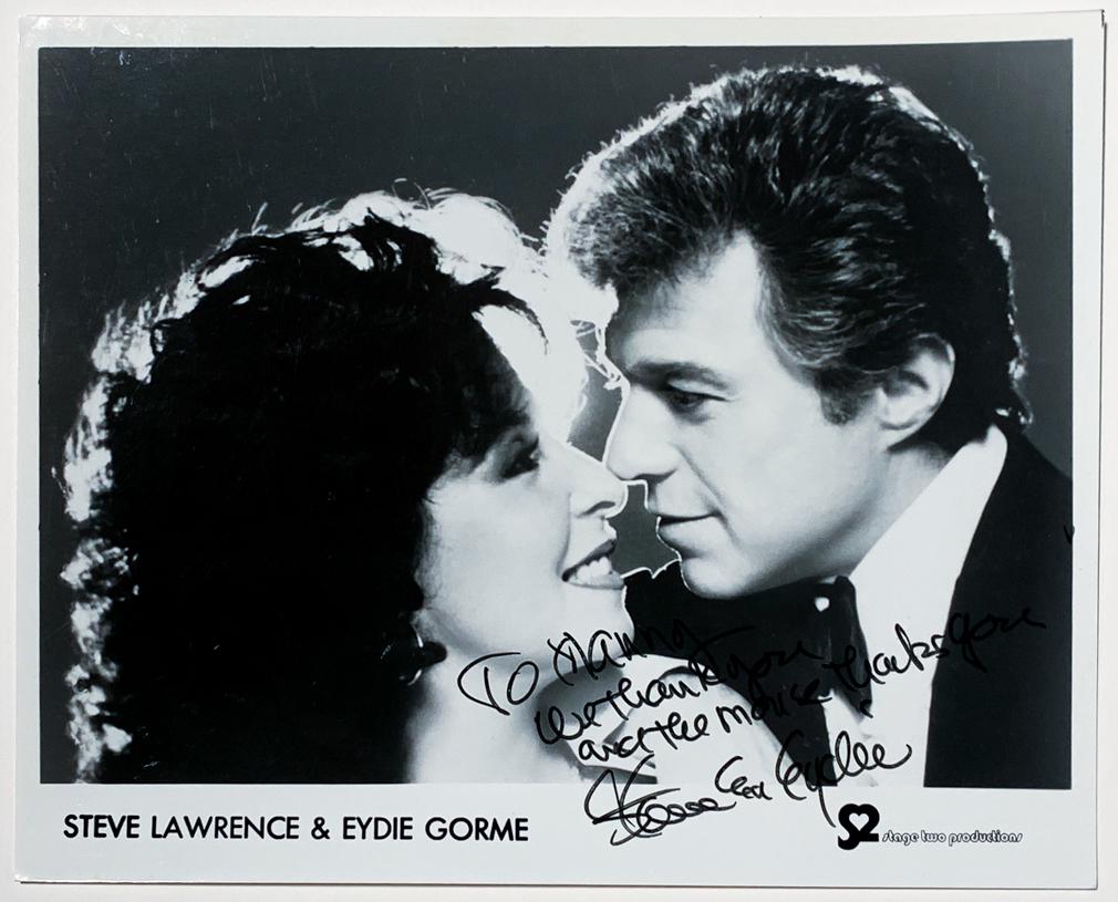 "STEVE and EYDIE" Rare Signed 8x10 Photo (1 of 2)
