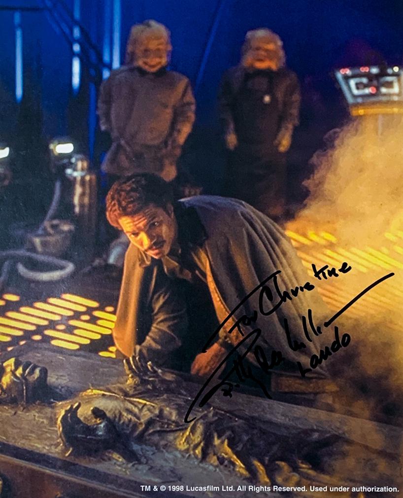 "EMPIRE STRIKES BACK" Billy Dee Williams Signed Photo (1 of 2)