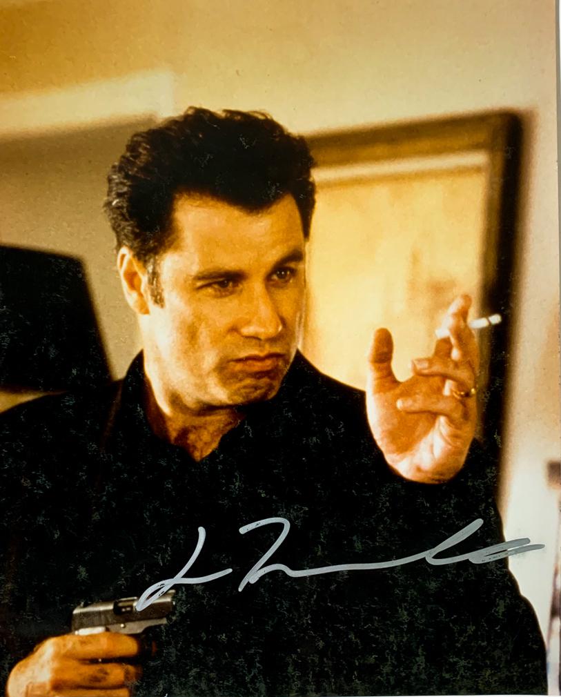 "PULP FICTION" "GREASE" John Travolta Signed 8x10 Photo (1 of 2)