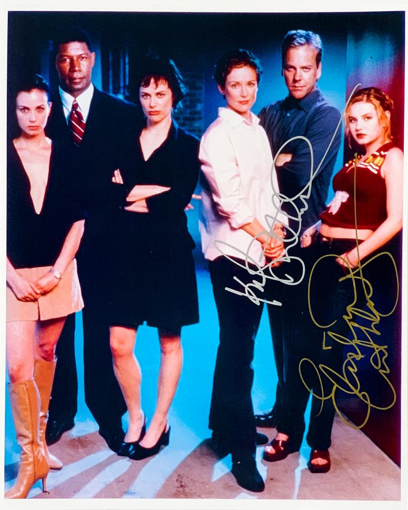 "24" Sutherland/Cuthbert Signed 8x10 Cast Photo (1 of 3)