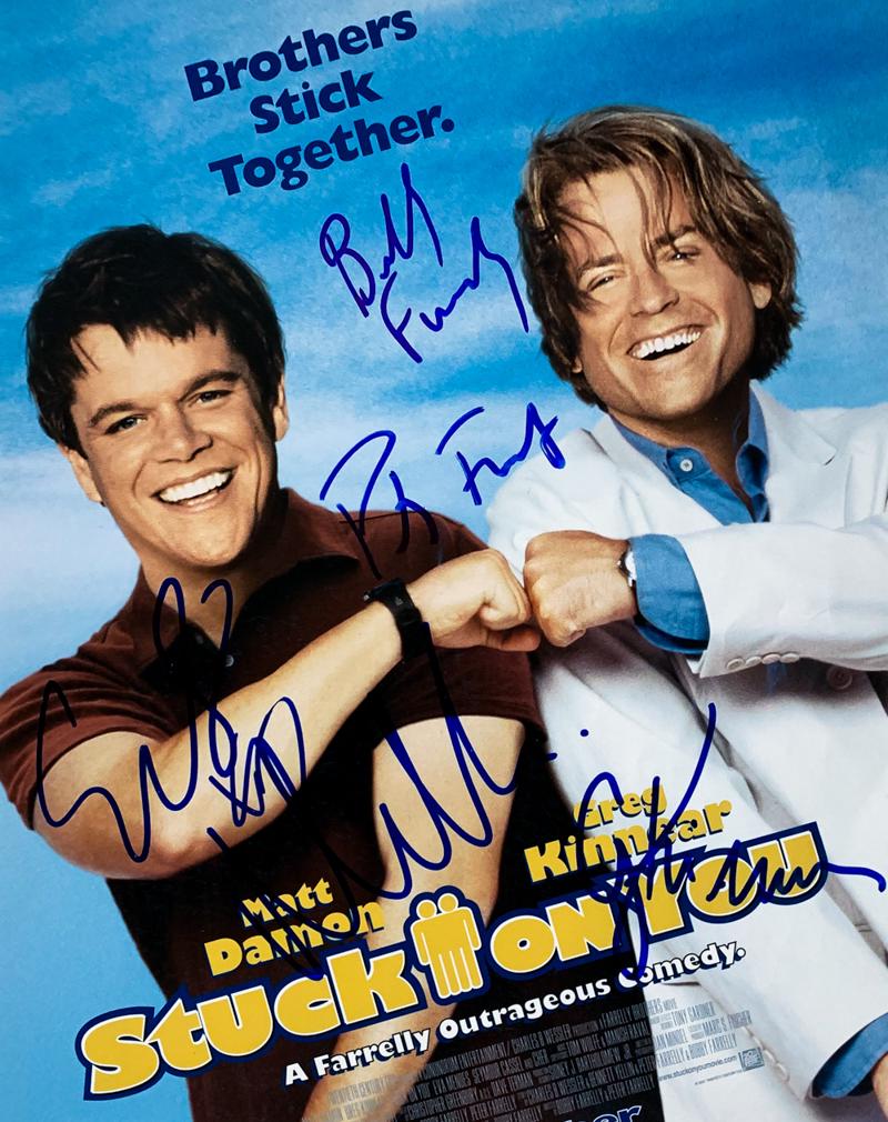 "STUCK ON YOU" Damon/Kinnear Signed 8x10 Photo (1 of 4)