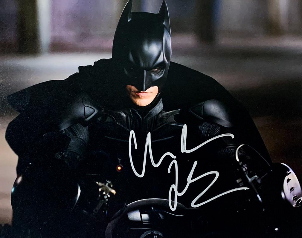 "BATMAN: DARK KNIGHT" Christian Bale Signed 8x10 Photo (1 of 2)