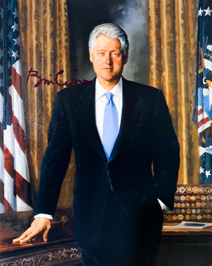 PRESIDENT BILL CLINTON Signed 8x10 Portrait (1 of 2)