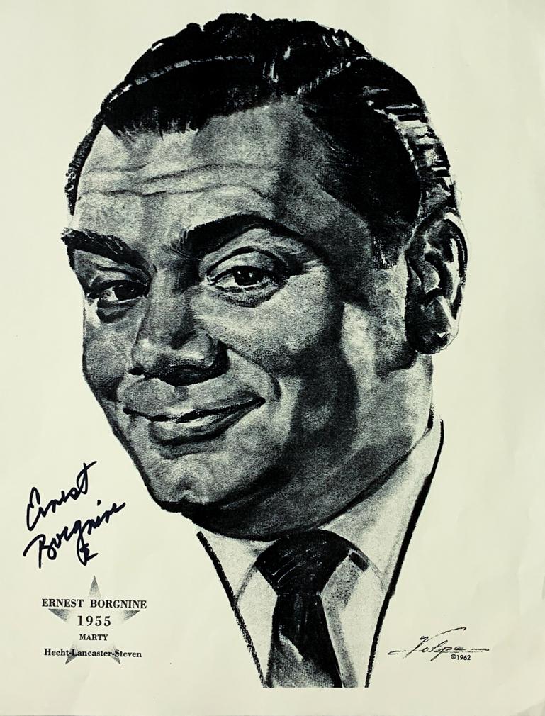 "Marty" ERNEST BORGNINE Signed Image (1 of 3)
