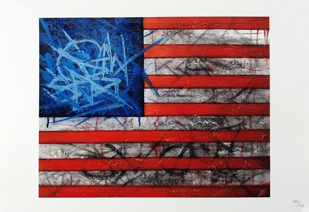 SABER 'Flag 2010' Heliotrope Foundation Print (1 of 7)