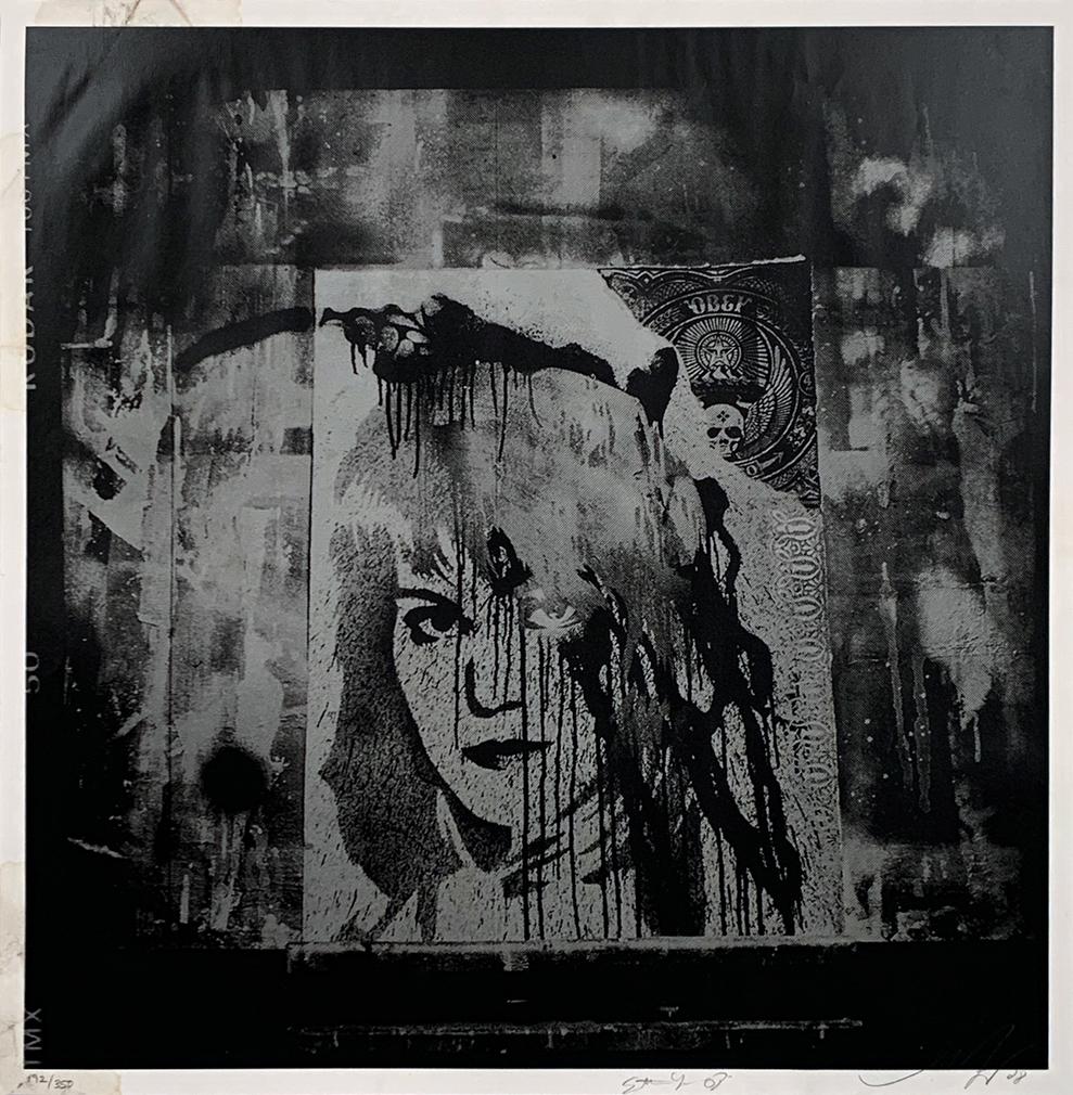 SHEPARD FAIREY 'I Love Rock Collage' Screen Print (1 of 8)