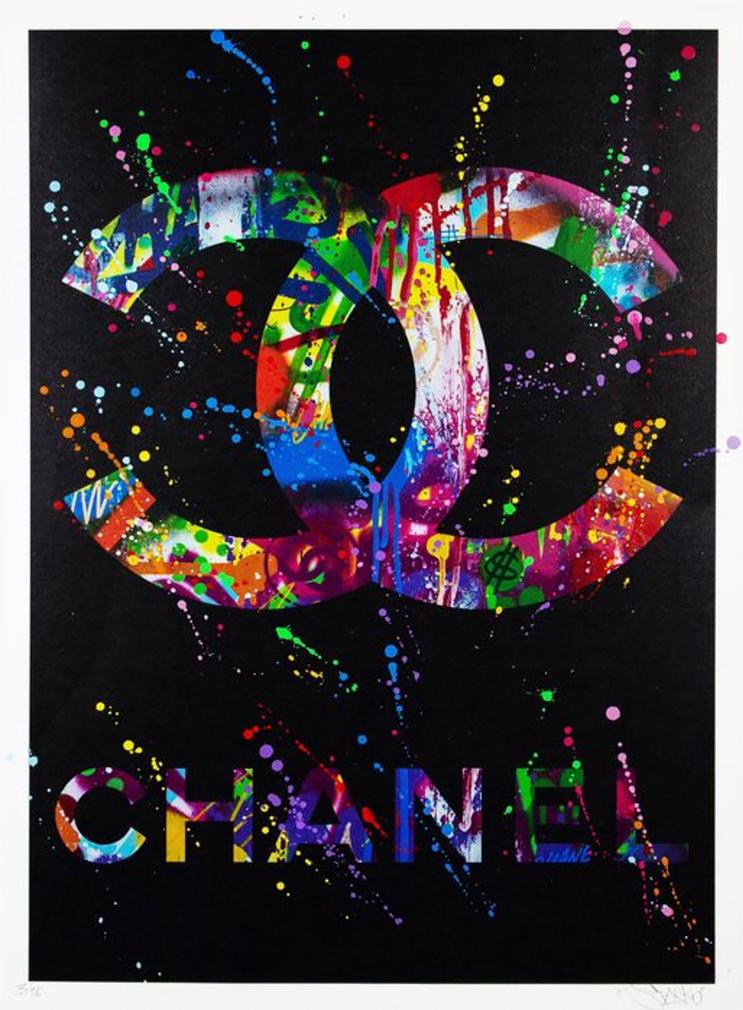 STARKO 'Chanel' Hand-Embellished Serigraph (1 of 7)