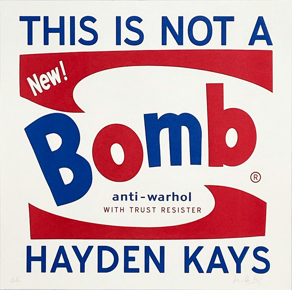 HAYDEN KAYS 'This is Not a Bomb' Screen Print (1 of 7)