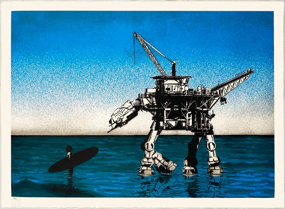 HIJACK 'Drill & Spill' Screen Print (1 of 8)