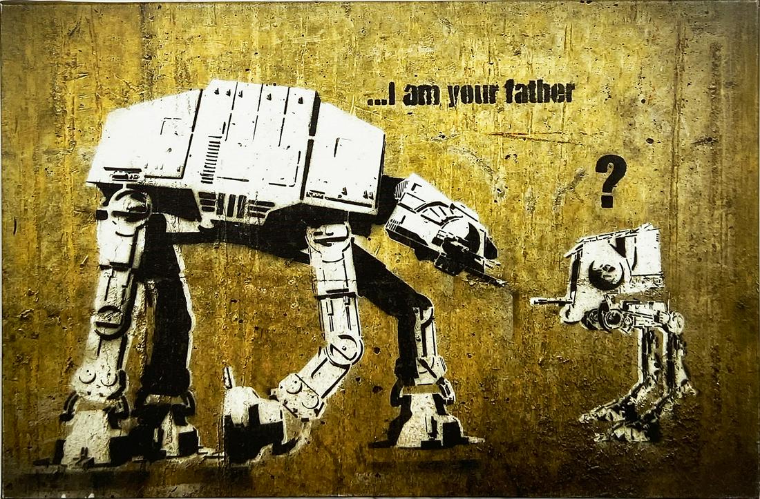 DOLK 'I Am Your Father' Wrapped Canvas Photo (1 of 6)
