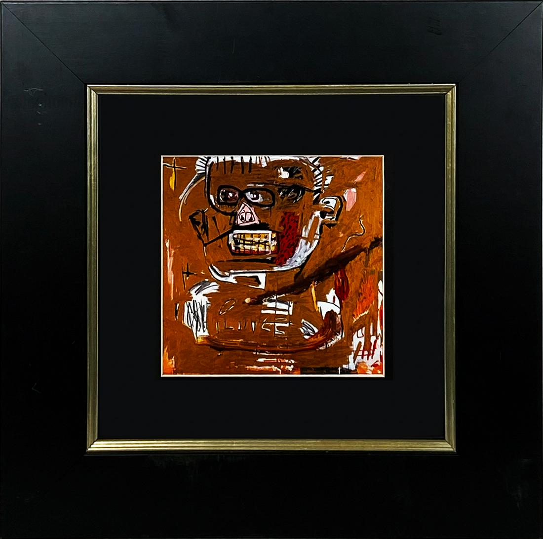 JEAN-MICHEL BASQUIAT 'Il Duce' Framed Lithograph (1 of 6)
