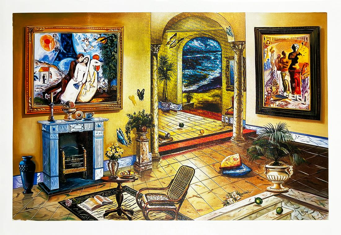 ALEXANDER ASTAHOV 'Interior with Chagall' Giclee on (1 of 7)