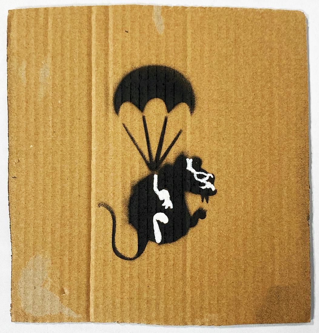 BANKSY 'Parachuting Rat' (Dismaland) ORIGINAL (1 of 7)