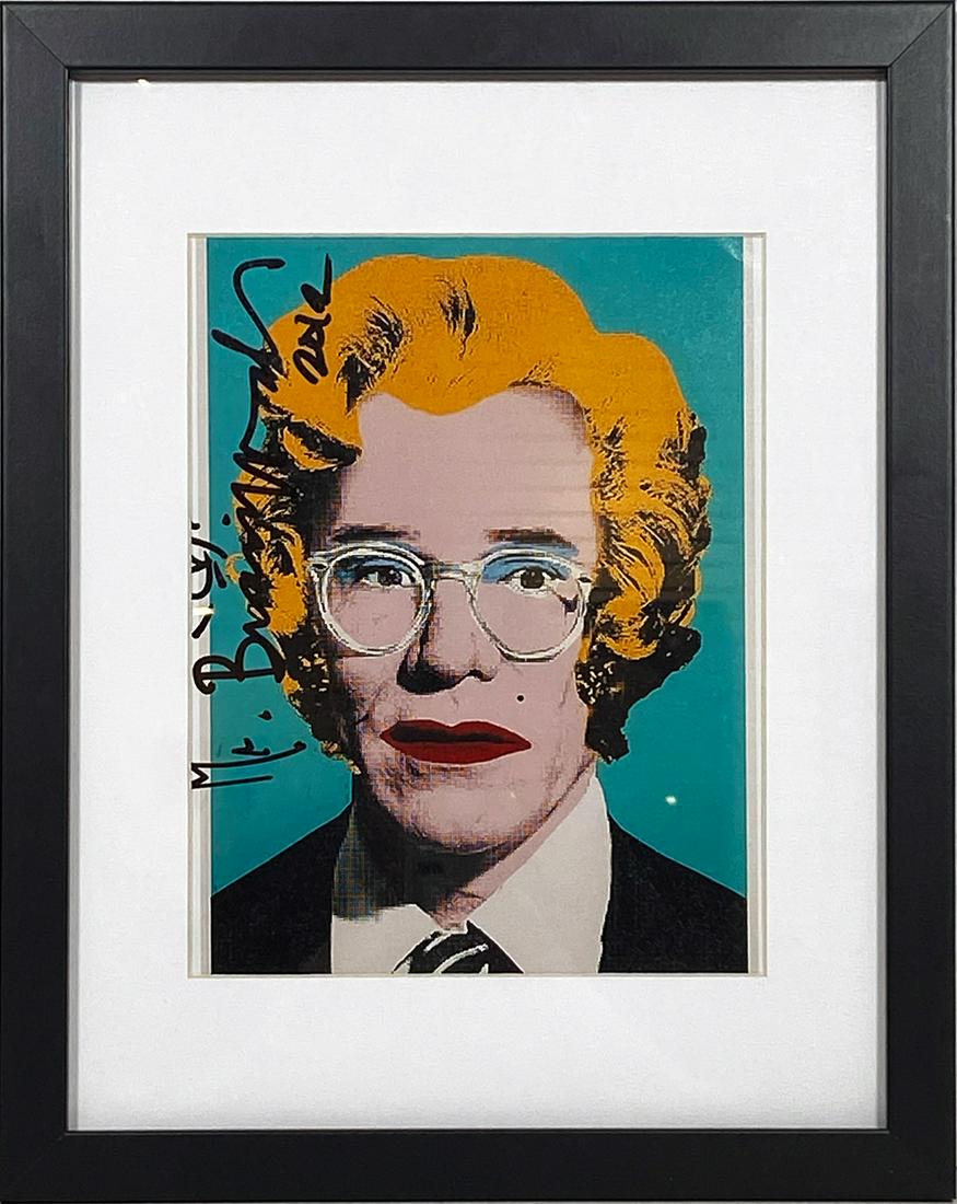 MR. BRAINWASH 'Marilyn Warhol' Signed Photo Framed (1 of 5)