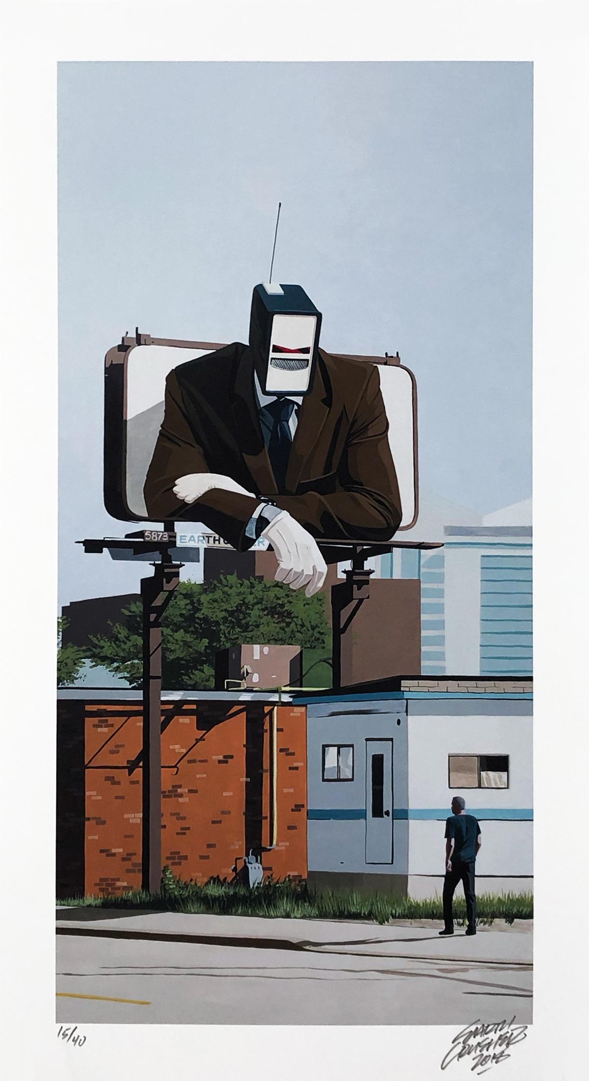 EARTH CRUSHER 'Look At This Loser' Signed Print (1 of 6)