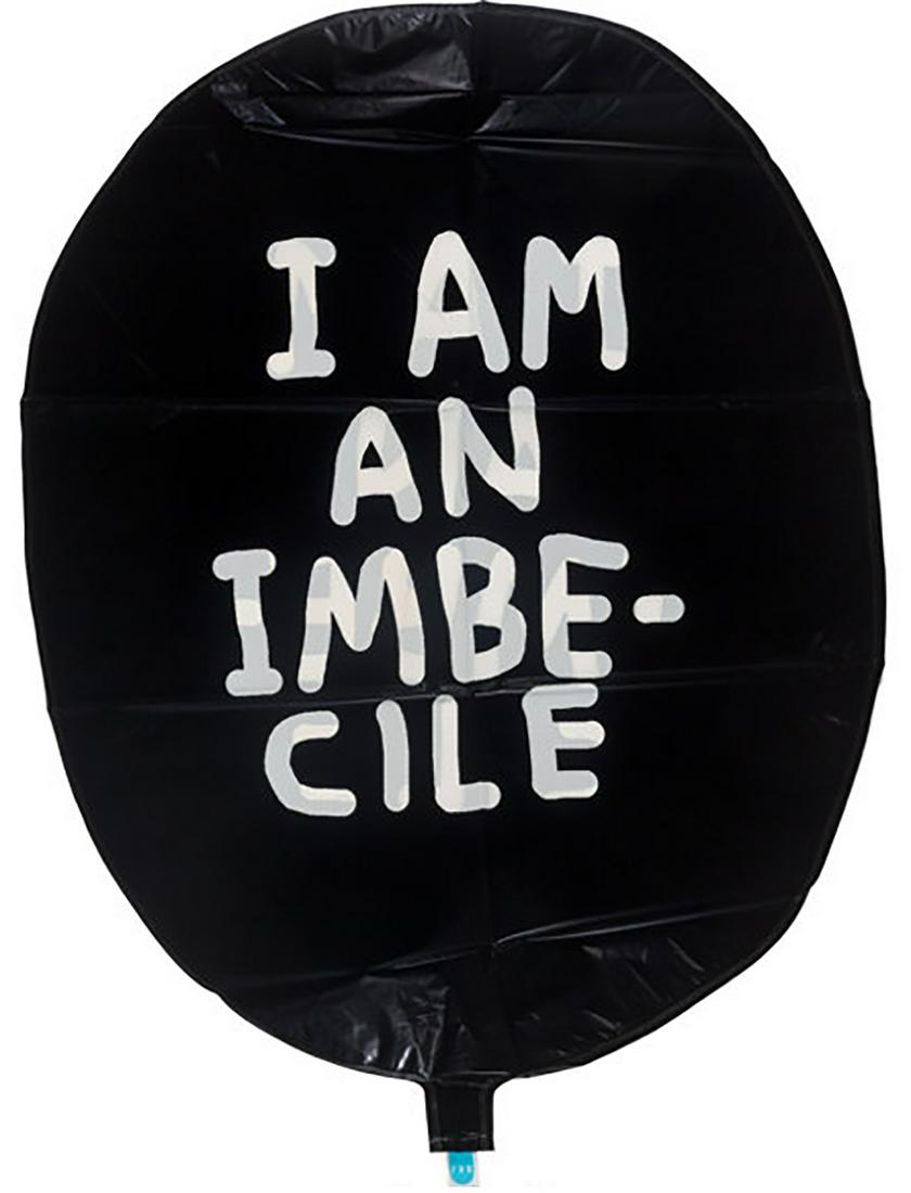 BANKSY 'I Am an Imbecile' Dismaland Vinyl Balloon: **HELP STOP THE SPREAD OF COVID-19** 25% of Auction Proceeds will go to