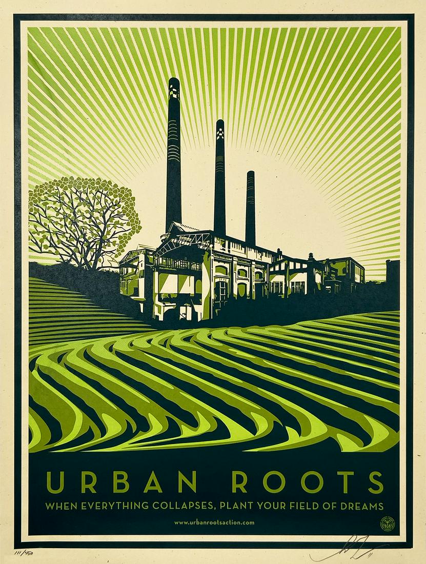 SHEPARD FAIREY 'Urban Roots' Screen Print (1 of 7)