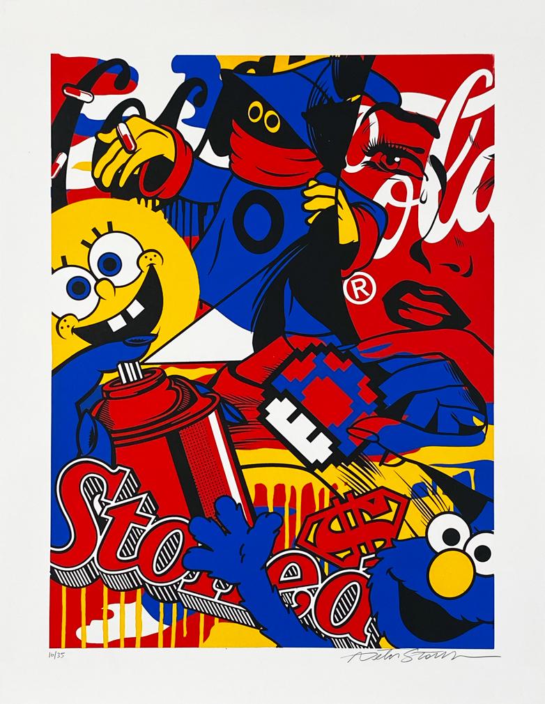 PETER STARK 'Stoned' Screen Print (1 of 8)