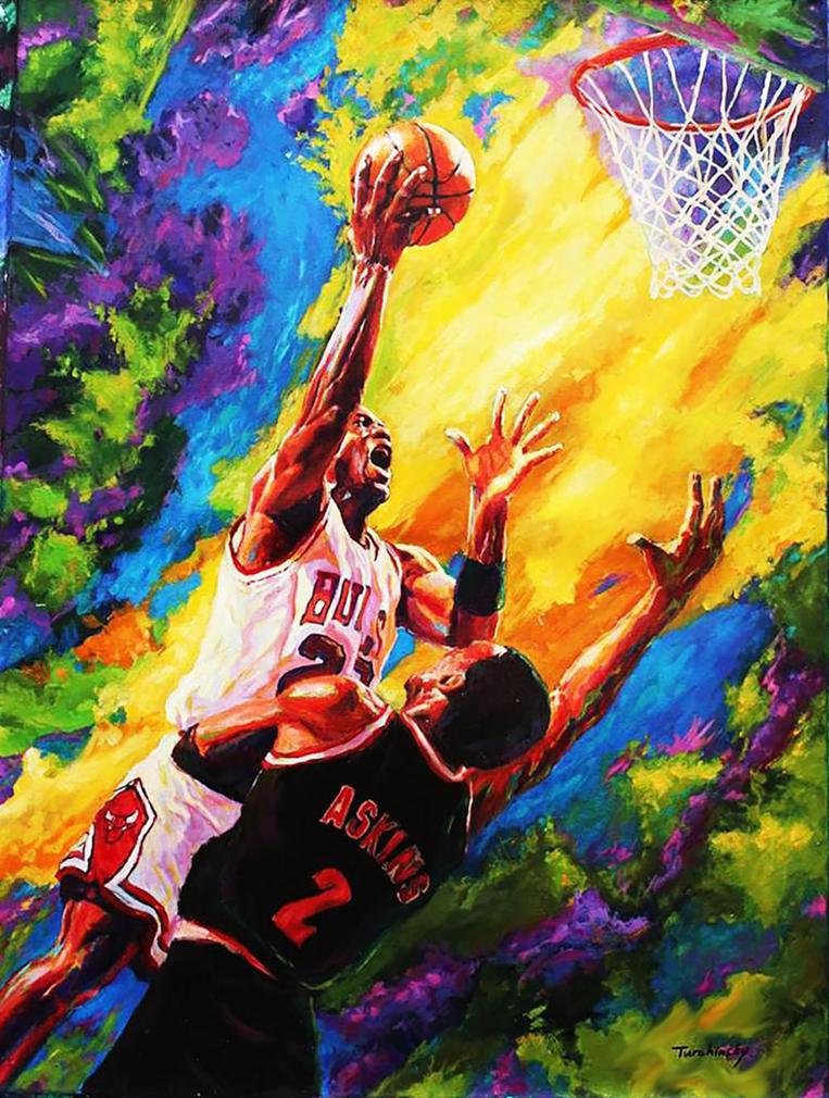 DMITRY TURCHINSKY 'Jordan on Askins' Original (1 of 8)