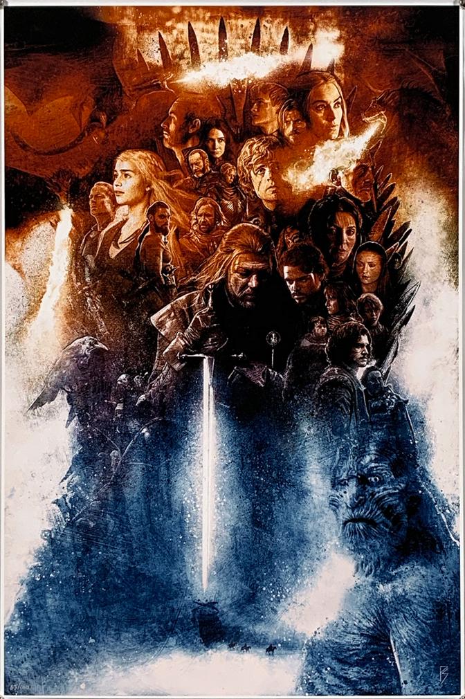 PAUL SHIPPER 'Fire & Ice' ("Game of Thrones") Archival (1 of 6)