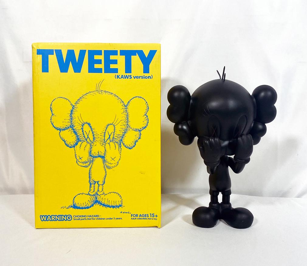 KAWS (after) 'Tweety' (black) Vinyl Art Figure (1 of 5)