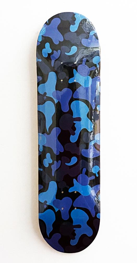 TRISTAN EATON (Dunny) x KIDROBOT 'Camo Dunny' (blue) (1 of 7)