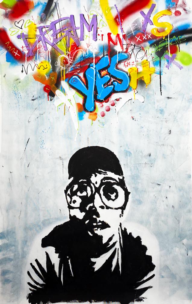 VLODEK 'Yes!' Original Acrylic on Canvas (1 of 11)