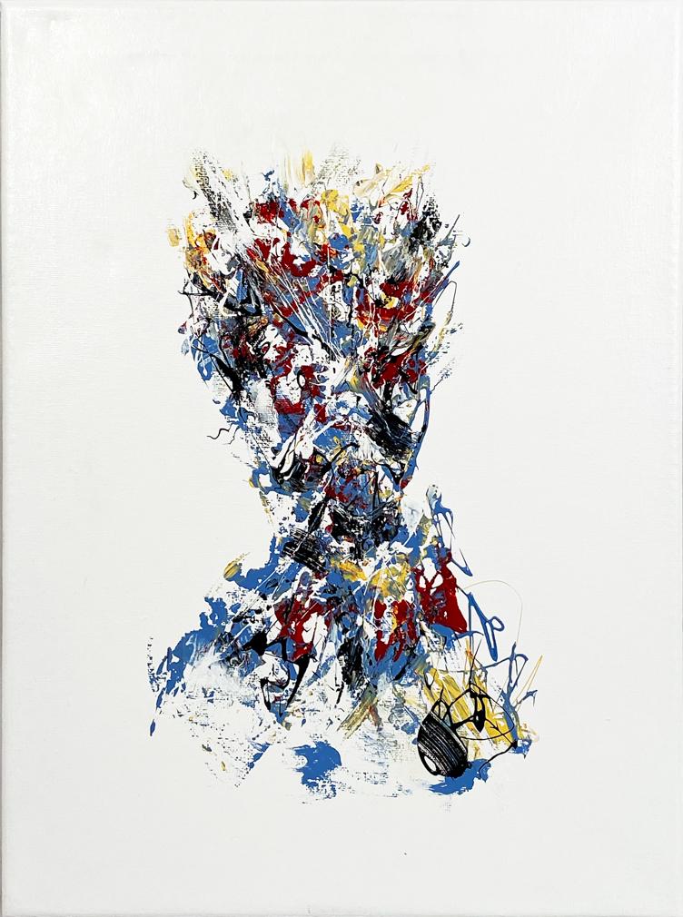 INSTINCT 'Untitled' Original Acrylic/Emulsion on Canvas (1 of 9)