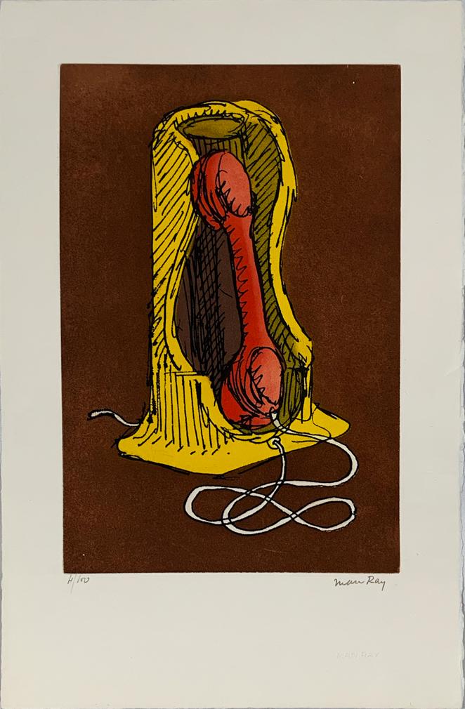 MAN RAY 'The Telephone' Color Etching (1 of 6)