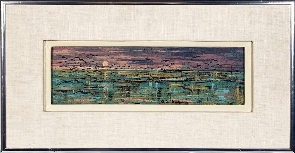 RICHARD FLORSHEIM 'Tide' Original Oil on Wood Panel (1 of 7)