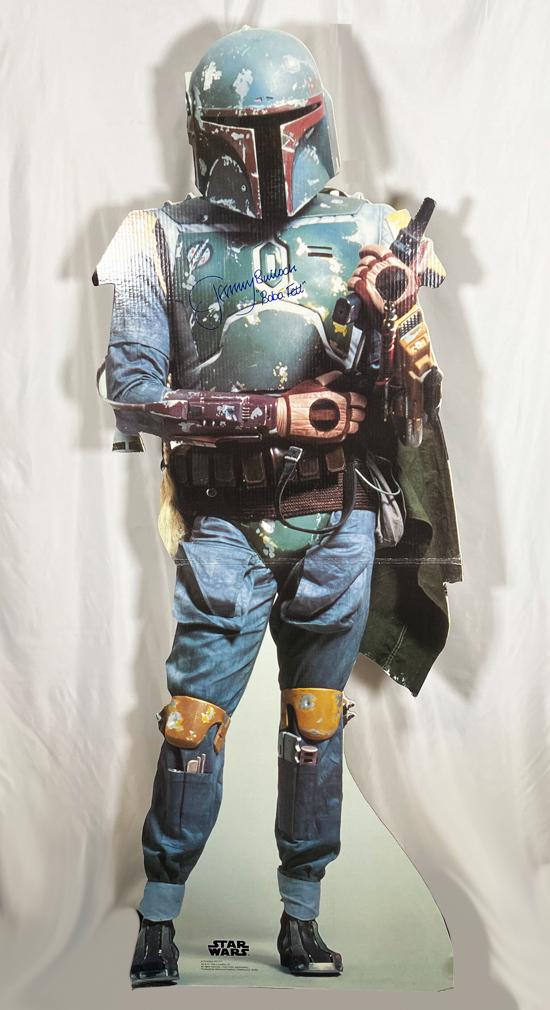 STAR WARS Boba-Fett SIGNED Life-Size Standup Jeremy (1 of 6)