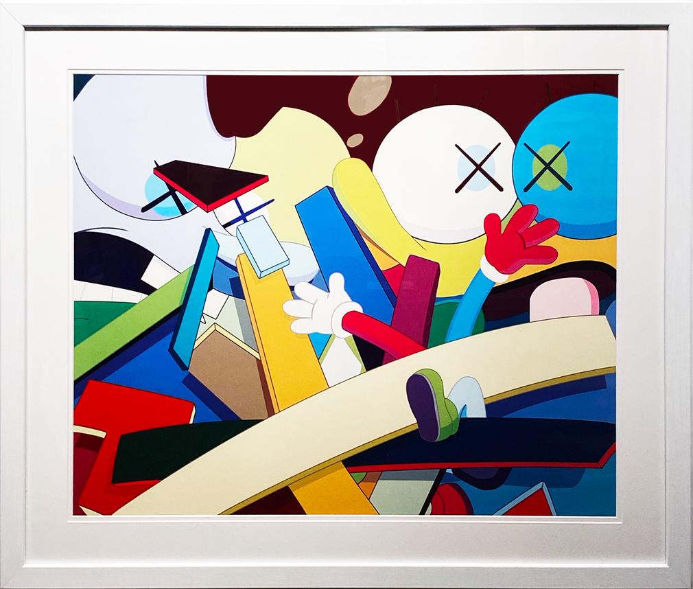 KAWS (after) 'Perils' Silkscreen on Canvas (Framed) (1 of 5)