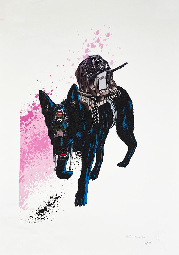 CHINA MIKE 'War Dog' Archival Pigment Print (1 of 8)