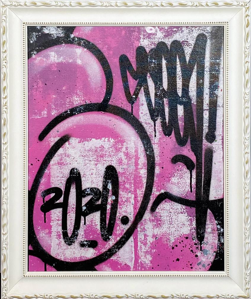 SEEN 'Bubbles RAW Tags' (Series) Original on Canvas (1 of 11)