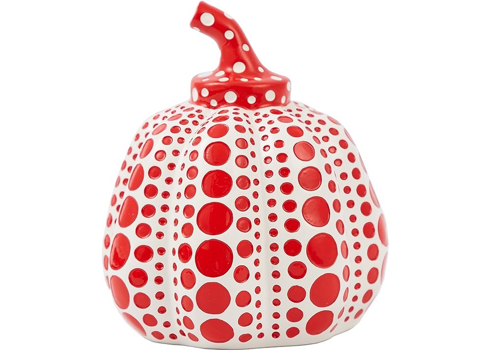 YAYOI KUSAMA 'Pumpkin' (small, red) Sculpture (1 of 7)