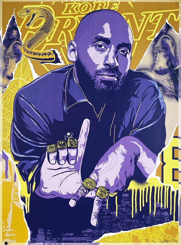 ABCNT 'Mamba Mentality' (Kobe) Offset Lithograph Print (1 of 10)