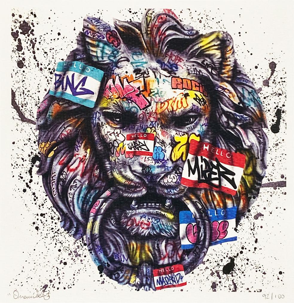 ONEMIZER 'Lion' Screen Print (1 of 6)
