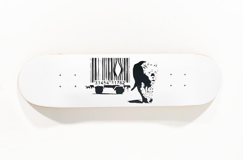 BANKSY 'Tiger Barcode' Skateboard Deck (1 of 3)