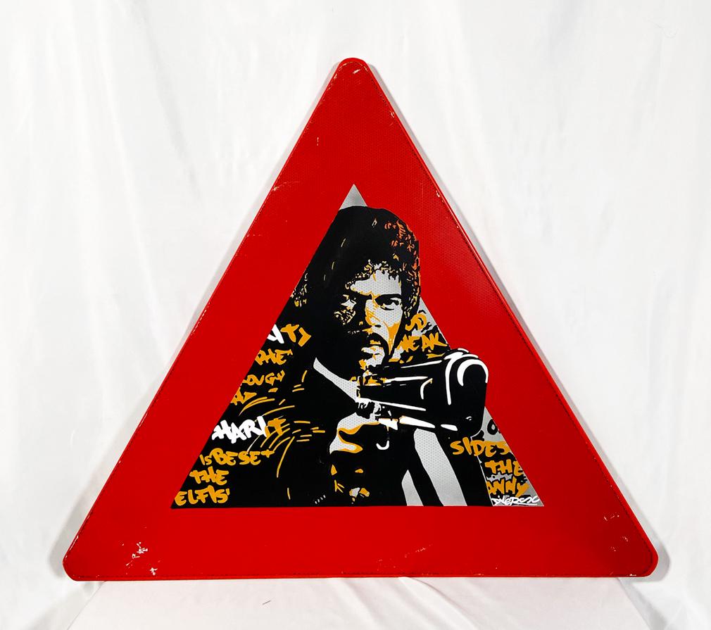 DVERSO 'Pulp Fiction: Ezekiel 25:17' Original on Street (1 of 7)