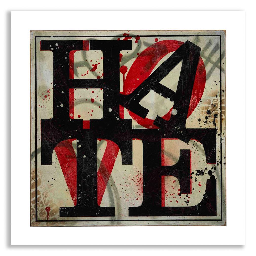 DENIAL 'Love/Hate' (mini) Giclée Print (1 of 6)