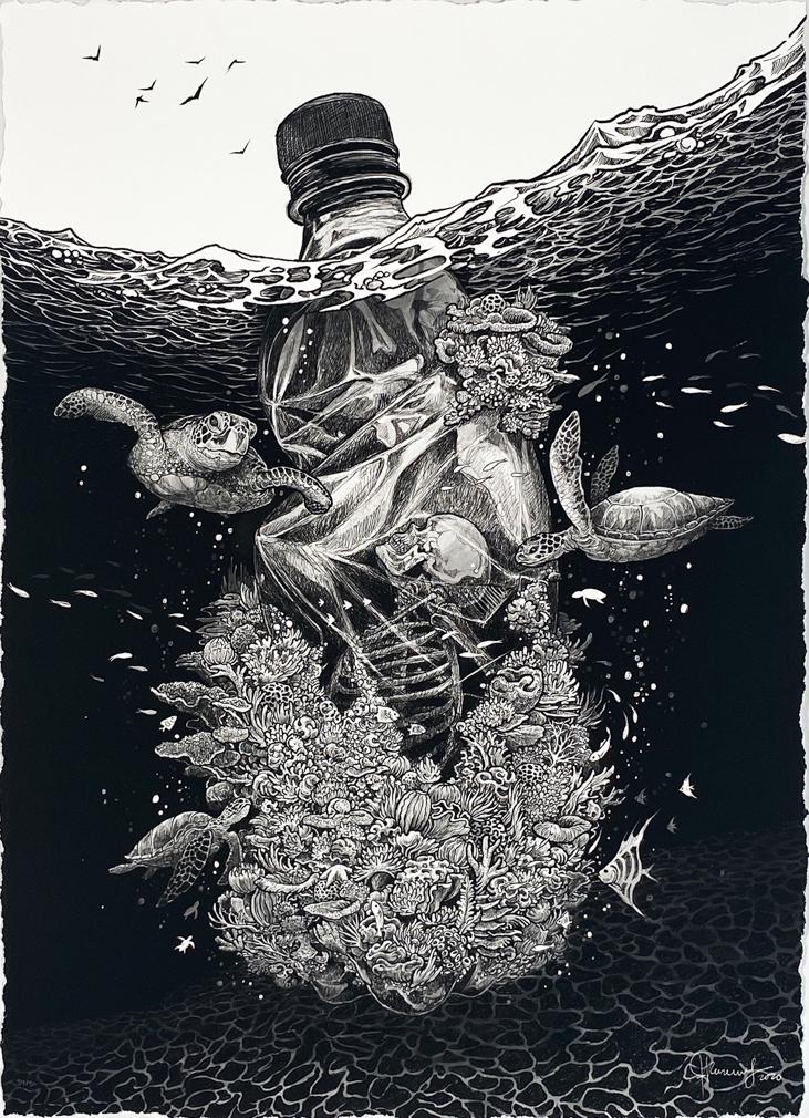 KERBY ROSANES 'Message in a Bottle' Giclée Print (1 of 10)