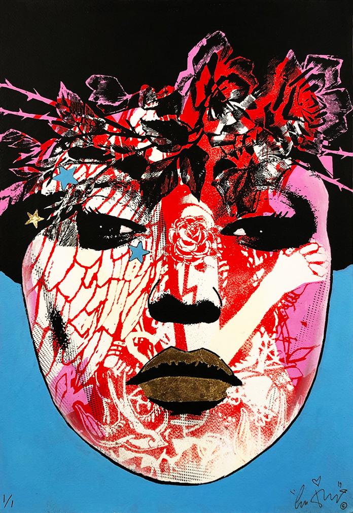 COPYRIGHT 'Crown Of Thorns' Hand-Painted GiclŽe Print (1 of 8)